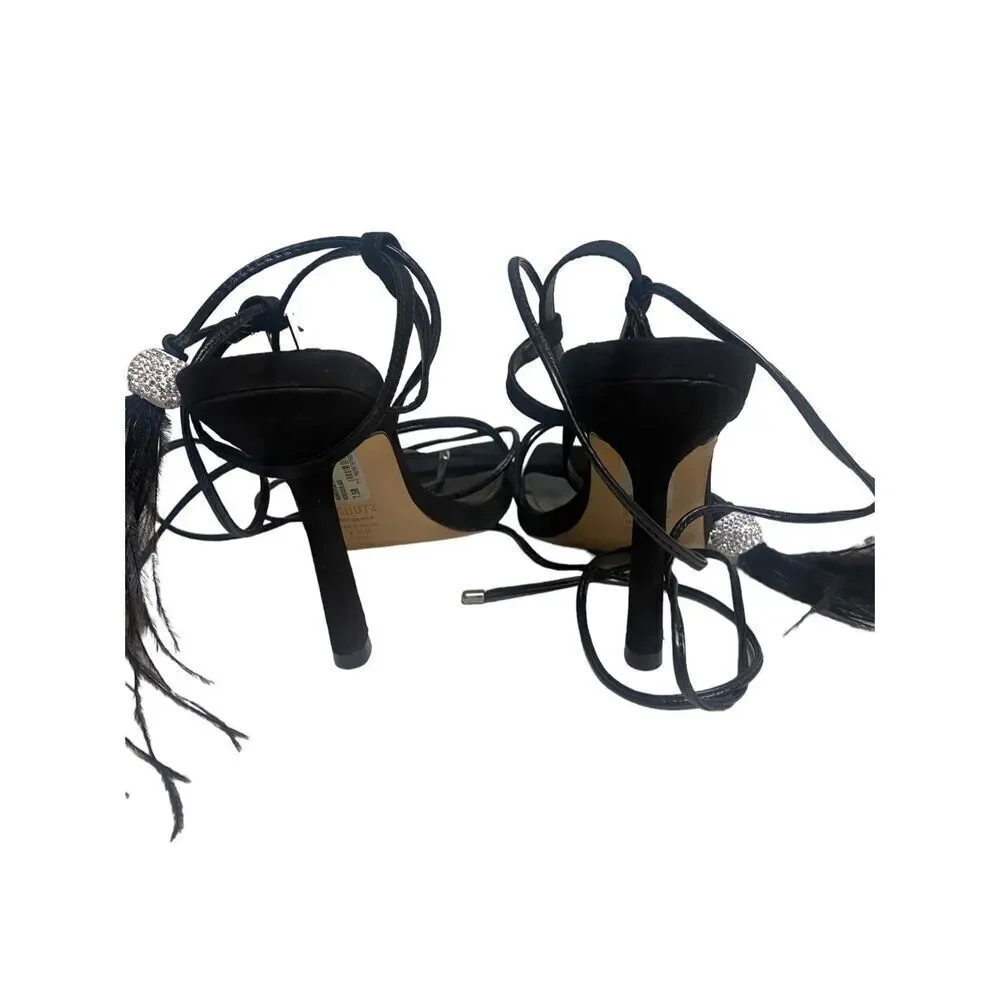 Schutz Linda Sandal‎ in Black Size 7.5 NIB $148